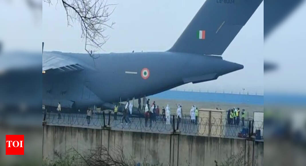 76 Indians back from virus-hit Wuhan on IAF flight