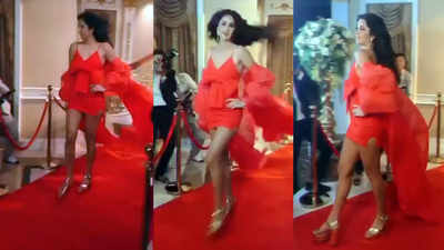 Katrina Kaif makes fans go gaga over her all glam avatar as she shares a red carpet video
