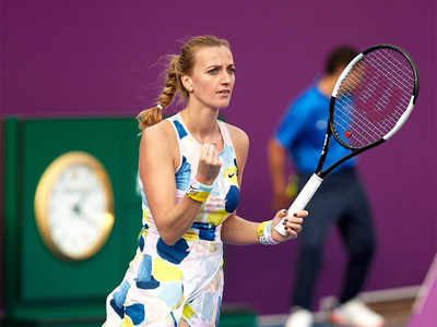 Kvitova fights off Ostapenko to reach Qatar quarters