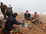 In pics: Saudi Arabian desert receives rare snowfall