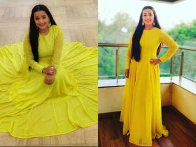 Ratris Khel Chale fame Apurva Nemlekar stuns in the neon yellow gown; see pic