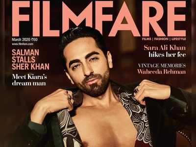 Ayushmann Khurrana makes a shocking confession as he turns cover boy for Filmfare's latest issue