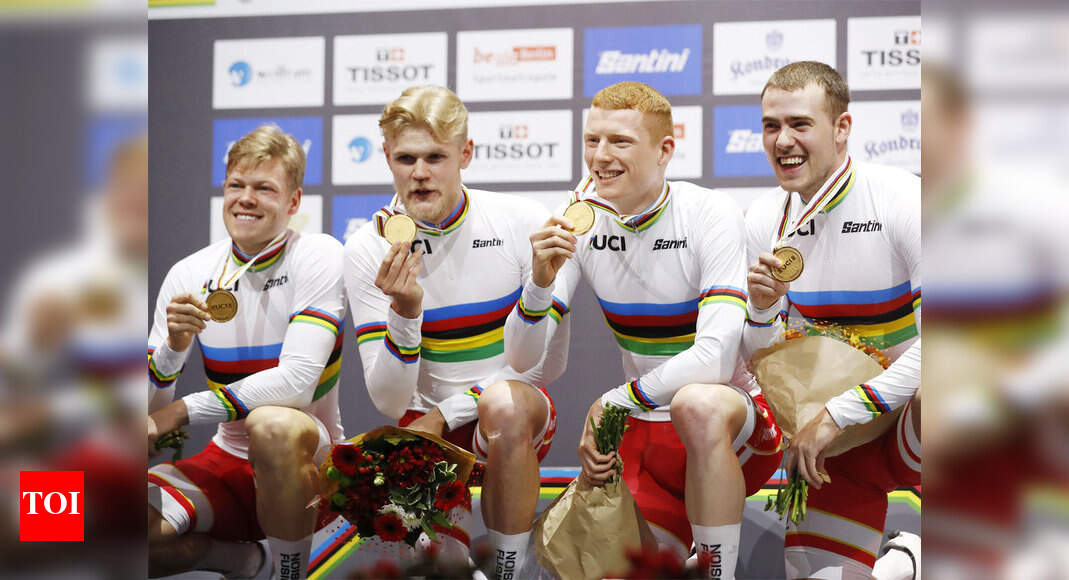 Denmark win men's team pursuit track cycling gold in world record time