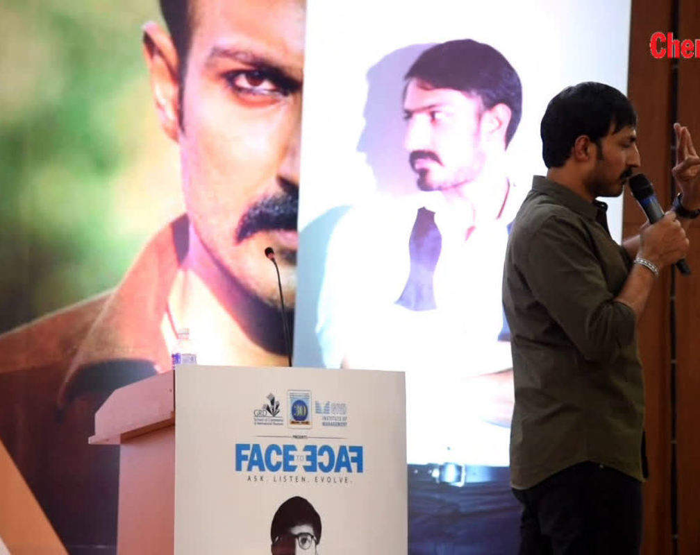 
Harish Uthaman says that rapists should get stringent punishment at an interaction session
