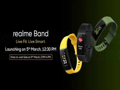 Realme Band to go on sale in India on March 5 itself