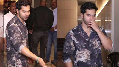 Varun Dhawan's car accidentally runs over a photographer's foot at filmmaker Shashank Khaitan's birthday bash