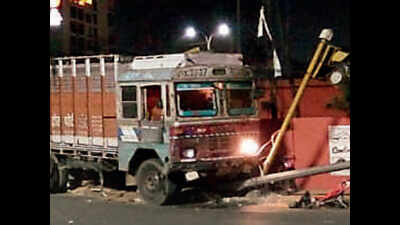 Jaipur: Three killed as truck hits bike | Jaipur News - Times of India