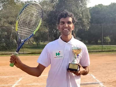 There’s no blindsiding this 25-year-old Bengaluru student on a tennis court