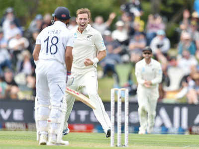 India vs New Zealand: Kohli's misery continues as Southee completes perfect 10