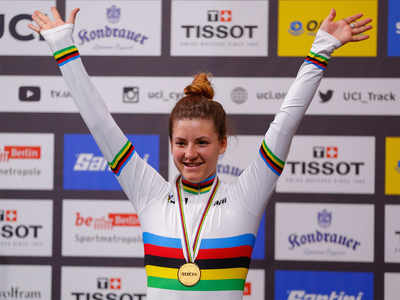 Chloe Dygert Cycling American Chloe Dygert wins pursuit title