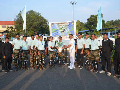 Motorcycle expedition by Indian Air Force flagged off in Thiruvananthapuram