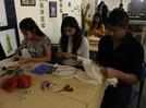 Raipur students learn ornamentation making