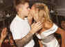 Justin's PDA with Hailey at his birthday bash