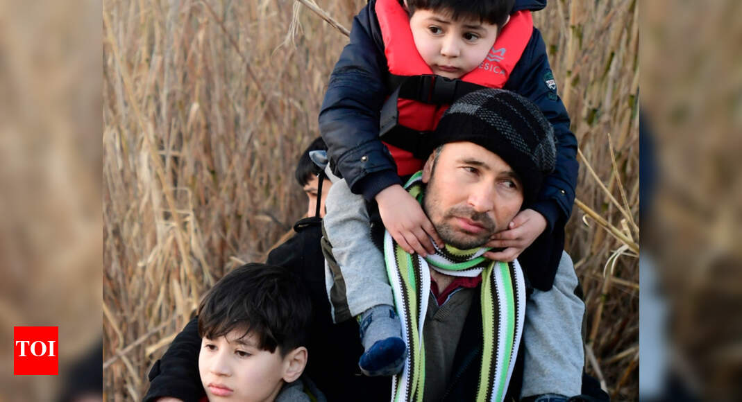 Child drowns off Greek coast as migrants rush from Turkey Times of India