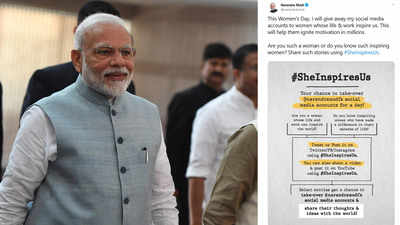 Women's Day: PM Narendra Modi to give away social media accounts to women