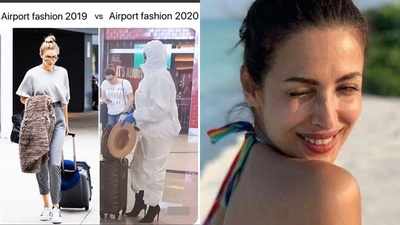 Malaika Arora shares a hilarious meme on airport fashion and it has a  'Coronavirus' connection | Hindi Movie News - Times of India