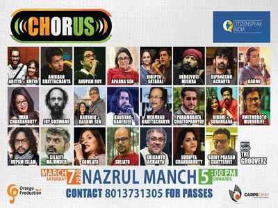 Chorus 2020, a cultural evening to celebrate humanity
