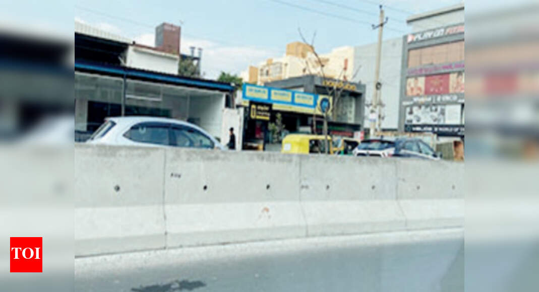 BBMP to install high pedestrian crossings on Sarjapur Road Bengaluru News Times of India