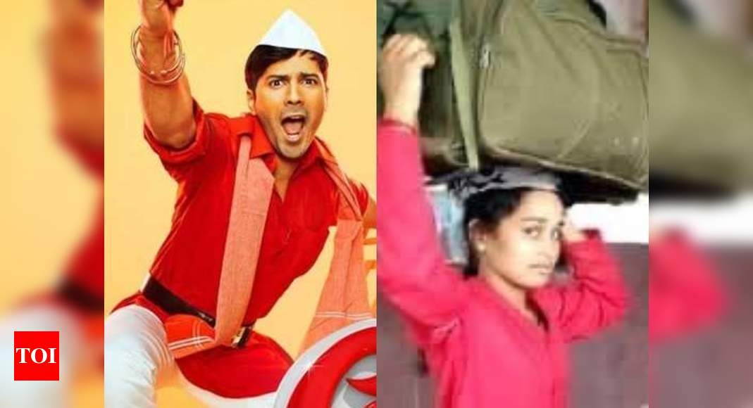 Varun Dhawan Shares Pictures Of Lady Coolies And Calls Them Real Coolie No 1 Hindi Movie News Times Of India