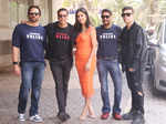 Rohit Shetty, Akshay Kumar, Katrina Kaif, Ajay Devgn and Karan Johar