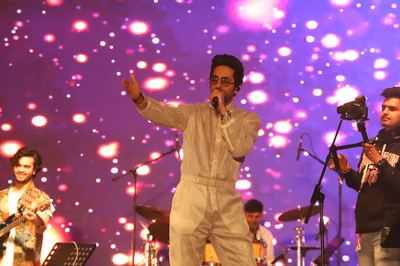 Ayushmann Khurrana enthralls Chandigarh with his songs
