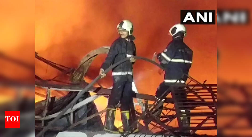 Fire in Mumbai Today Fire breaks out in Mumbai godown, no injuries