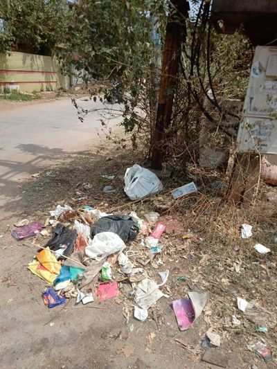 Indiscriminate garbage dumping and no garbage coll