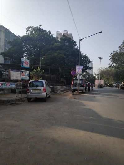 Parking outside Siddharth Hospital - Times of India