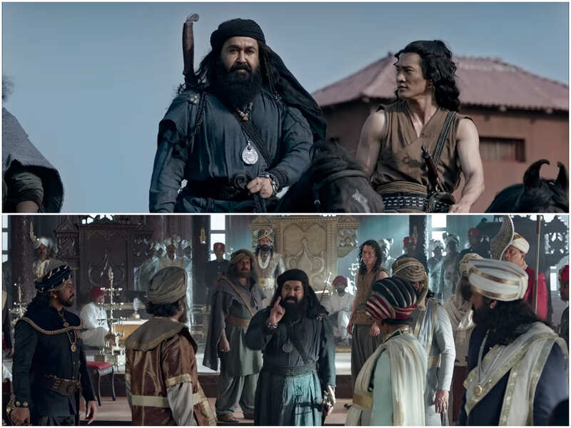 mohanlal: Marakkar - Arabikkadalinte Simham trailer: The Mohanlal-starrer  is full of grandeur with extravagant visuals and brilliant performances |  Malayalam Movie News - Times of India