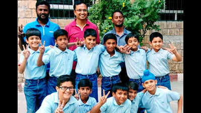 Nagpur: Centre Point School Amravati Bypass Under-9 cricket team wins Karnewar title