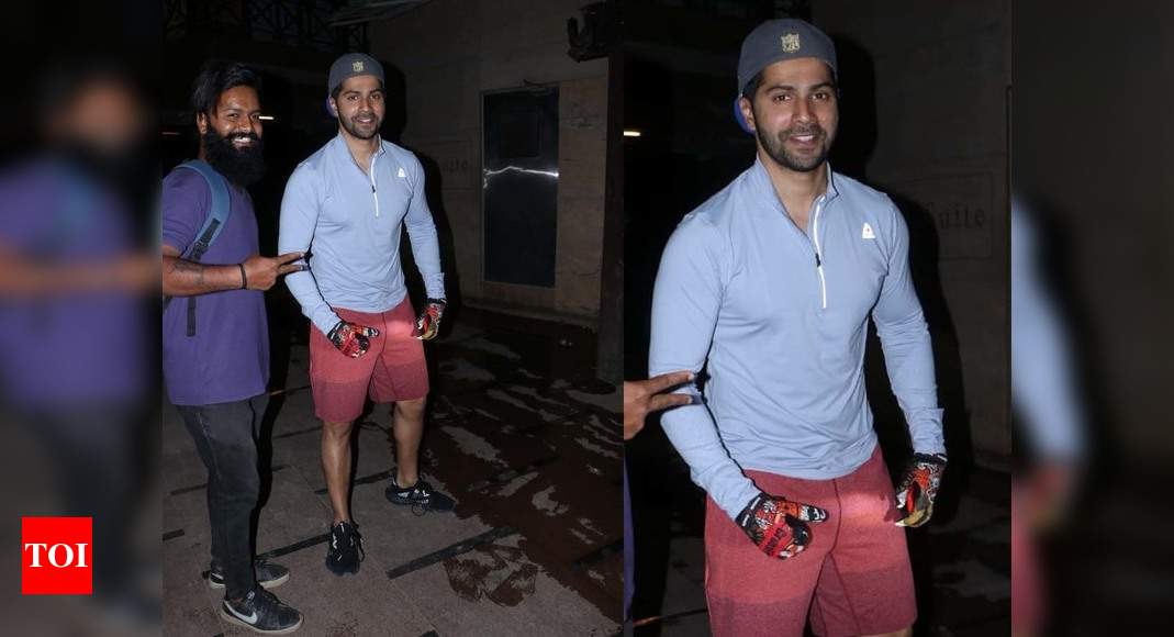 Photos: Varun Dhawan Is All Smiles As He Gets Snapped Outside His Gym ...