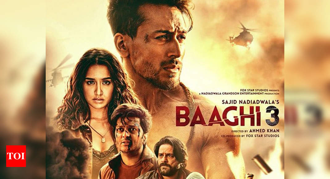 Baaghi 3 box office collection day 3 Tiger Shroff and Shraddha Kapoor s film witnesses a growth crosses the Rs 50 crore mark Hindi Movie News Times of India