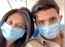 Divyanka Tripathi-Vivek Dahiya wear masks as precaution for coronavirus as they travel to the former’s hometown