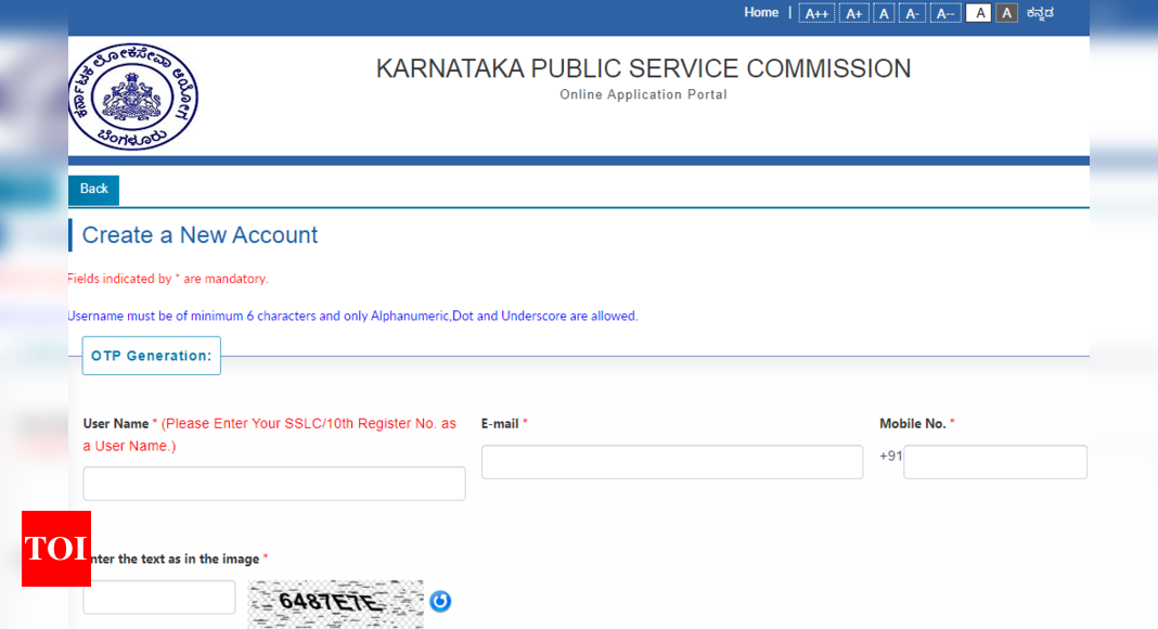 KPSC Recruitment 2020: Apply For Junior Assistant/SDA And Group A & B ...