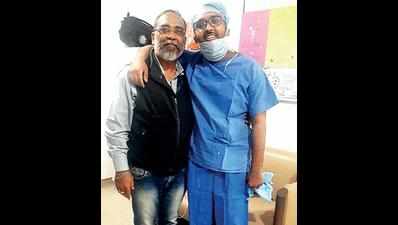 Son in isolation, man spreads awareness on bone marrow transplant
