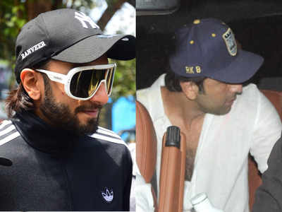 Have you seen THESE photos of Ranbir Kapoor, Ranveer Singh’s personalized caps?