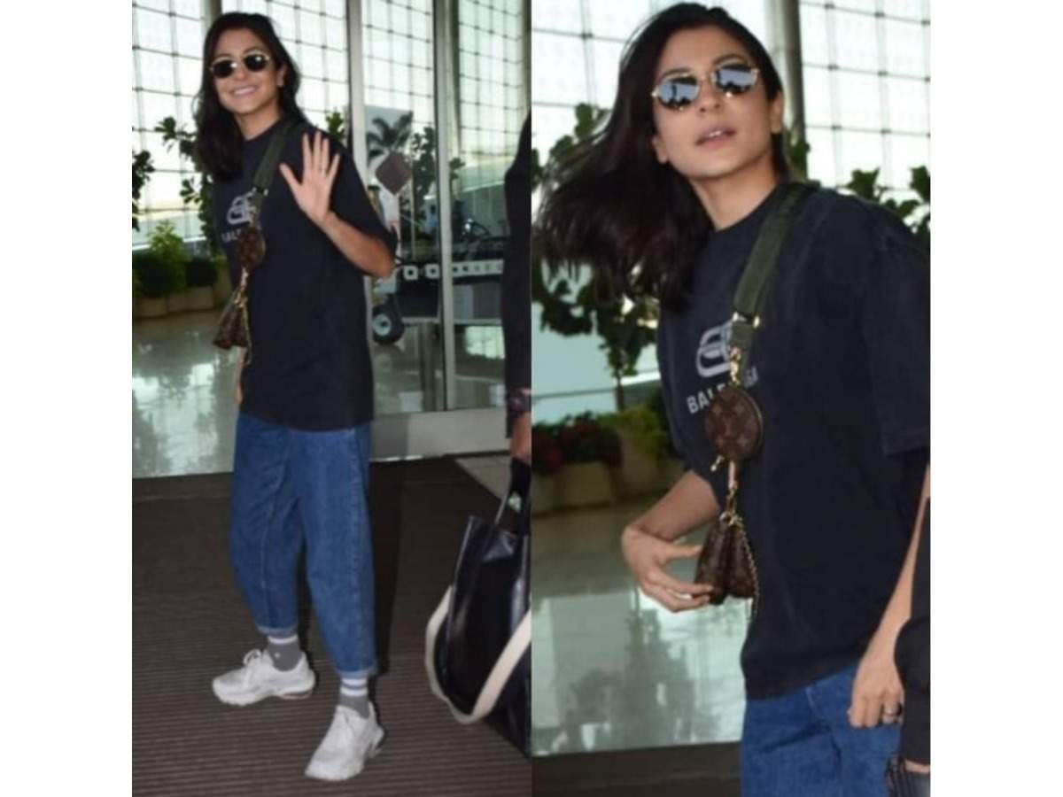 Anushka Sharma nails her airport look once again