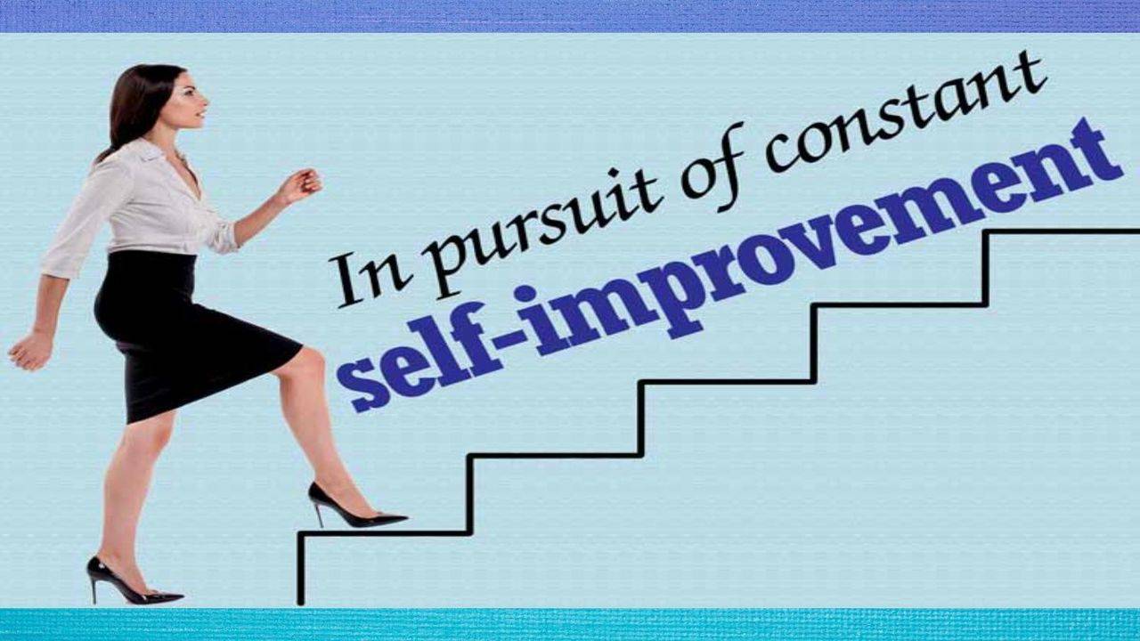 In pursuit of constant self-improvement - Times of India