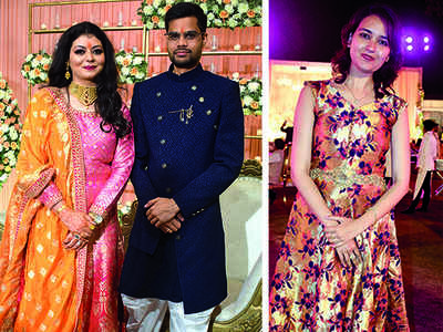 A glittering engagement for Vaswee and Rahul in Kanpur