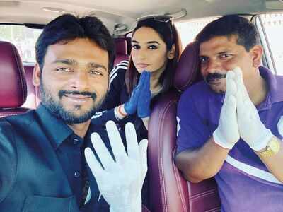 Actors, makeup artists and stylists take strict precautionary measures