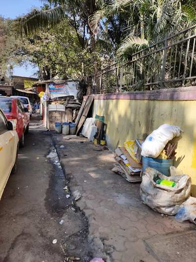 Footpaths are encroached with Shops