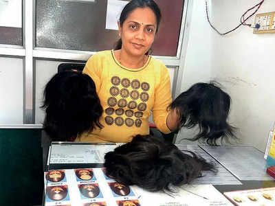 Pune: Let your hair down, even with a wig | Pune News - Times of India