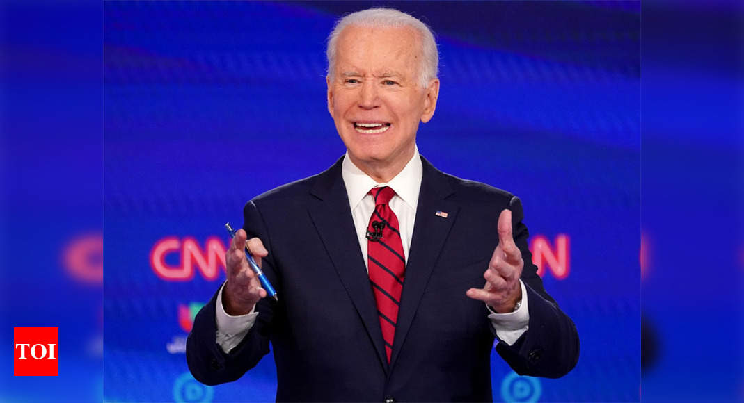 Biden Commits To Picking Woman As Running Mate If Nominated Times Of India 0820