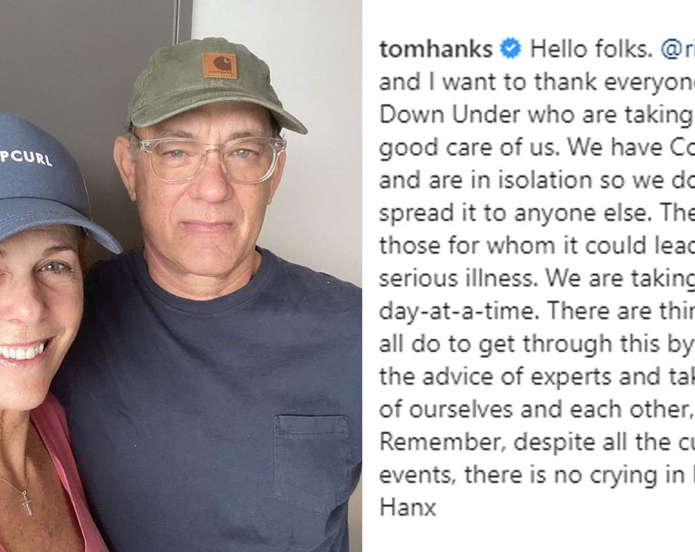 
Coronavirus pandemic: Actor Tom Hanks and wife Rita Wilson offer first glimpse post their diagnosis
