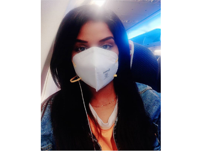 #CoronavirusOutbreak: Poonam Dubey shares a selfie wearing a face mask