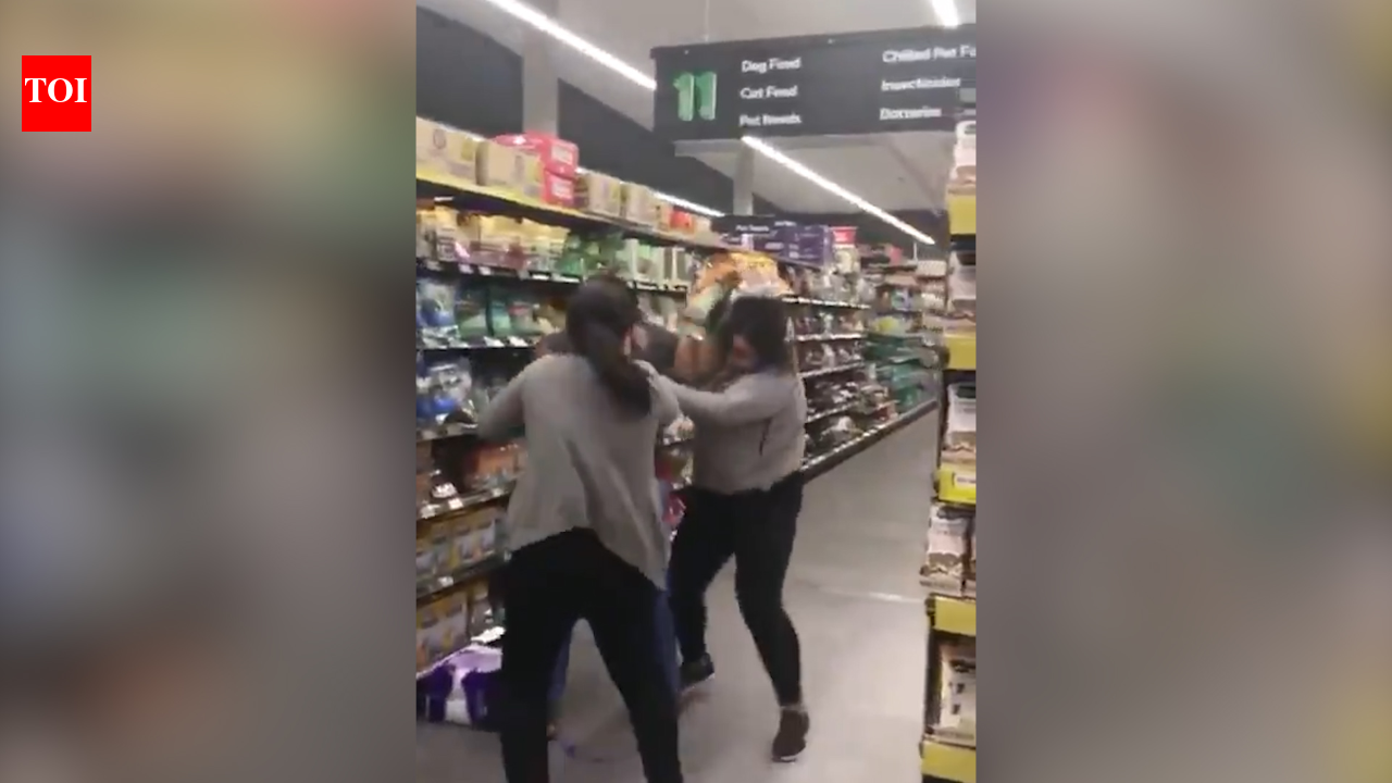 COVID-19 scare: Women fight in supermarket over toilet paper in Australia
