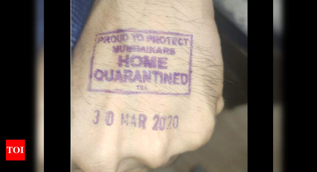 Maha: Home quarantined will get stamped on hand