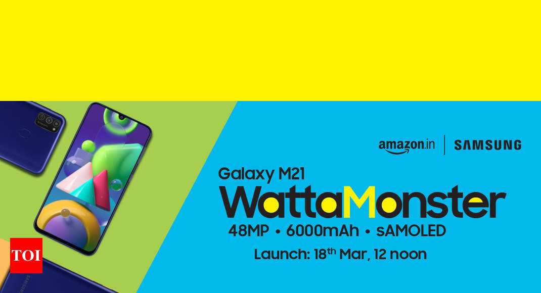 Wattamonster Superb Camera Monstrous Battery And Stunning Display The Perfect Smartphone For Genz Samsung Galaxy M21 Times Of India