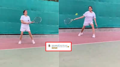 Neena Gupta plays tennis after years, says she's feeling so good but 'kal sab ouch hoga'