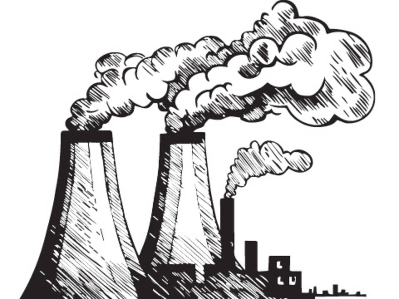 Air Pollution Ka Drawing Factory Pollution Sketch Vector  Mondo Inquinato  HD Png Download  Transparent Png Image  PNGitem